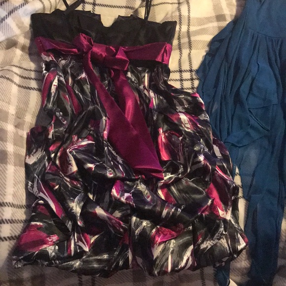 DONATED— Beautiful silky dress - Picture 4 of 7